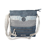 Rieker Womens Cross Body Bag Navy/Ice Frost