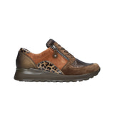 Waldlaufer Womens Trainer H64007 Wood Rost Khaki