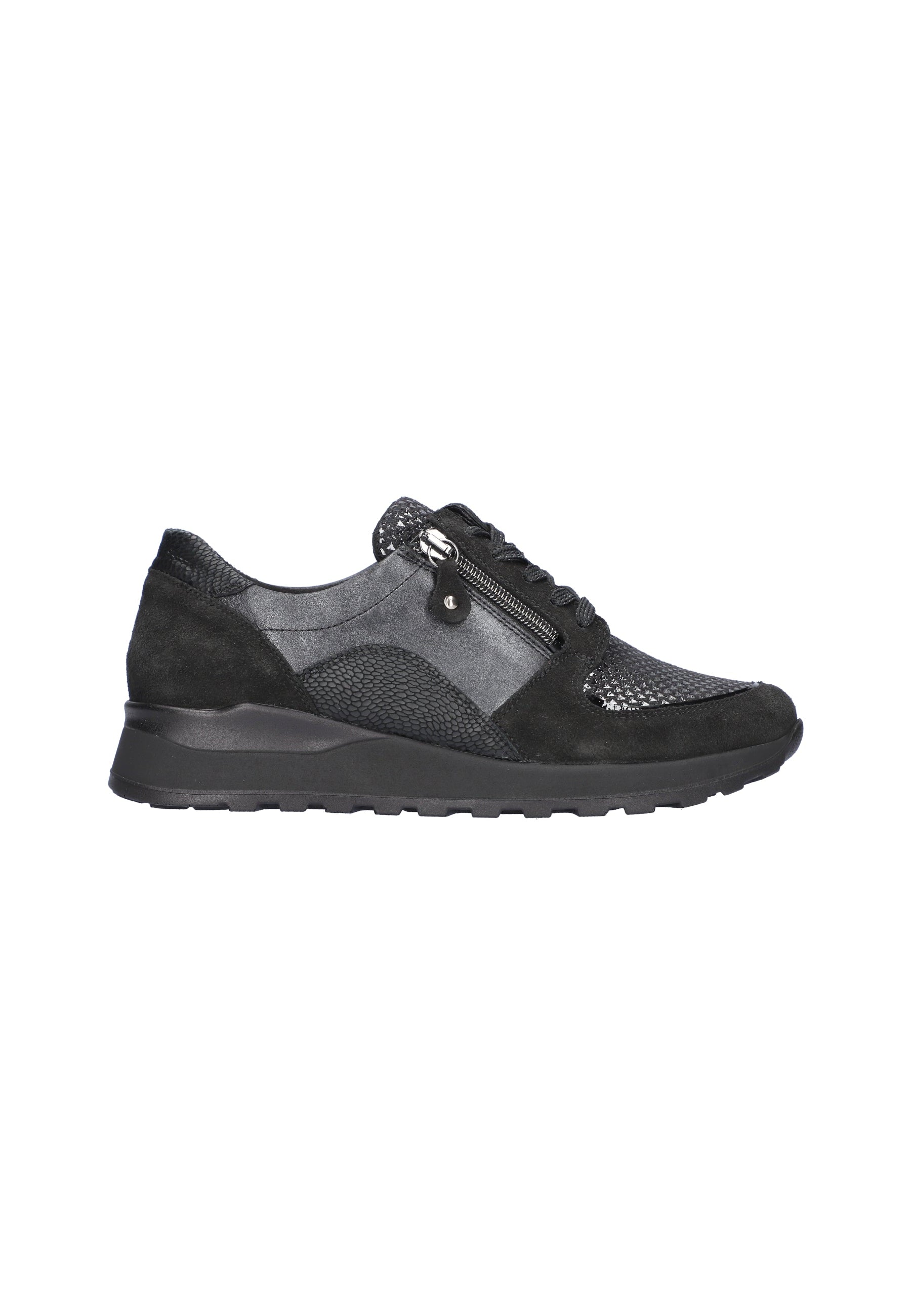 Waldlaufer Womens Trainer H64007 Schwarz