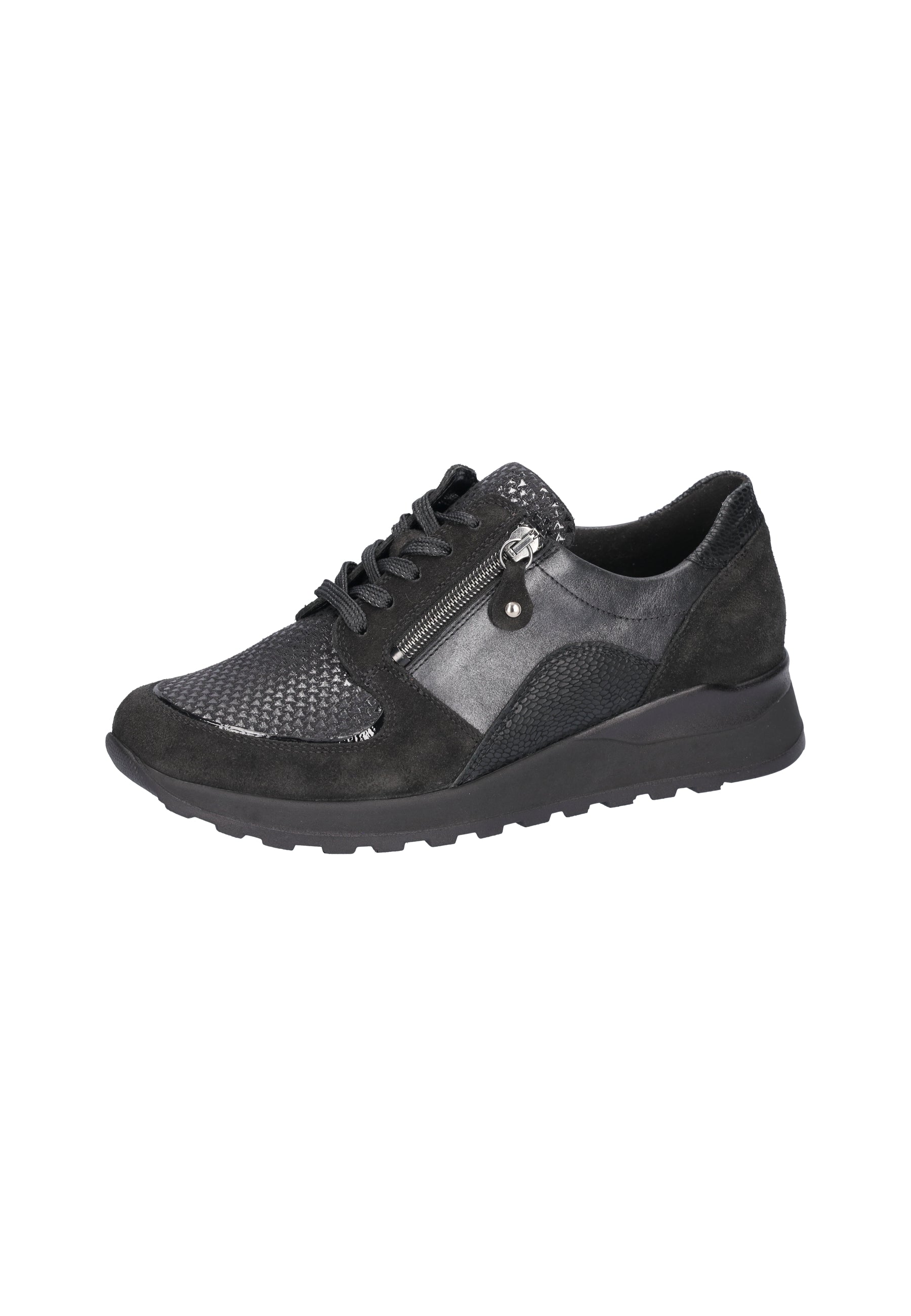 Waldlaufer Womens Trainer H64007 Schwarz