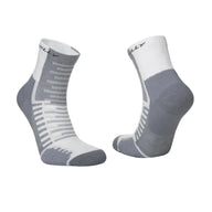 Hilly Active white and grey anklet sports socks