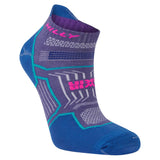 Hilly Unisex Socks Twin Skin Socklet Med Grape/Blue