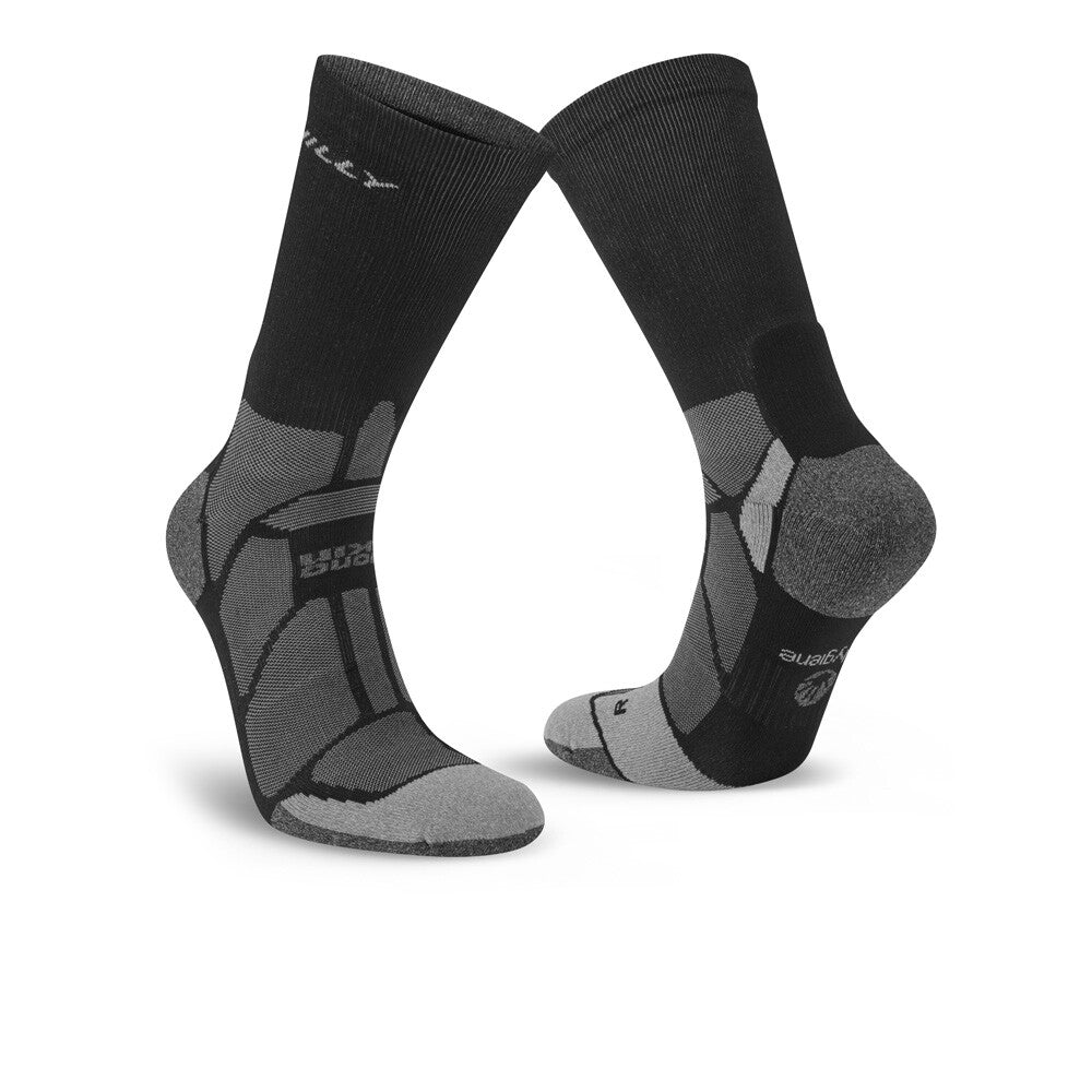 Hilly Unisex Socks Marathon Fresh Crew Min Black/Grey