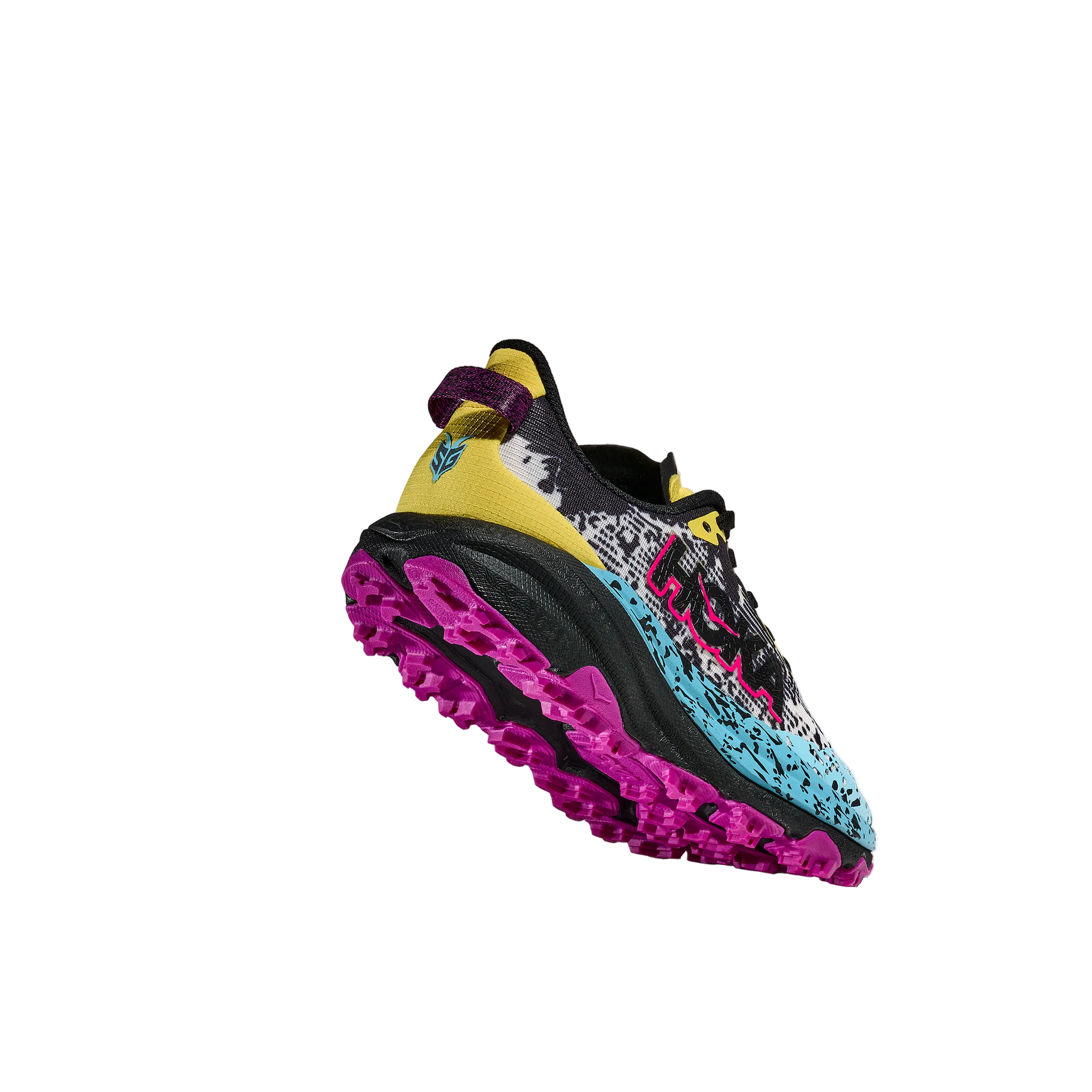 Hoka boys' black lace-up trainer