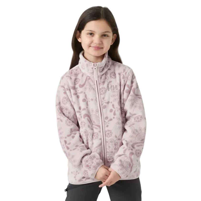 Helly Hansen girls' Chill fleece jacket in pink shake