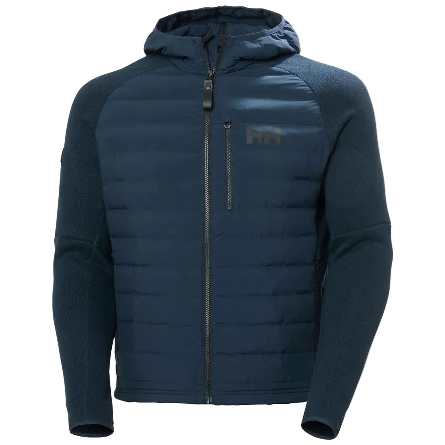 Helly Hansen Skagen men's navy hybrid knit insulated jacket