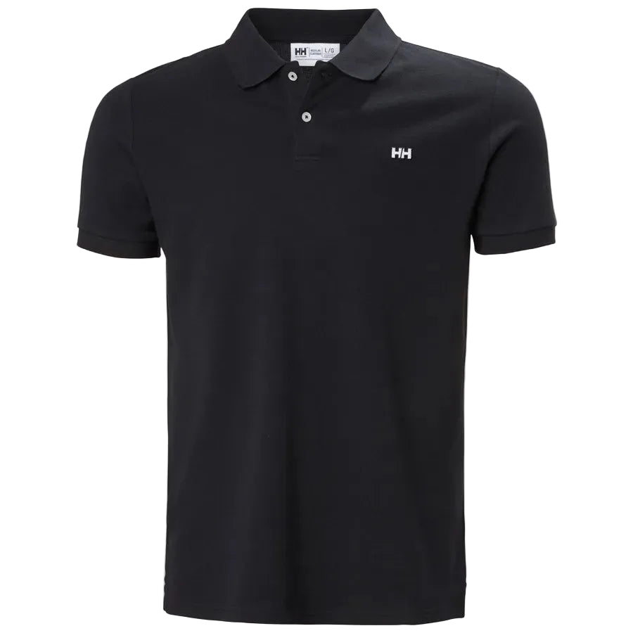 Helly Hansen Mens Polo Hudson Black
