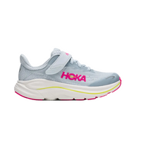 Hoka Kids Girls Clifton 10 Overcast/Neon Dragonfruit