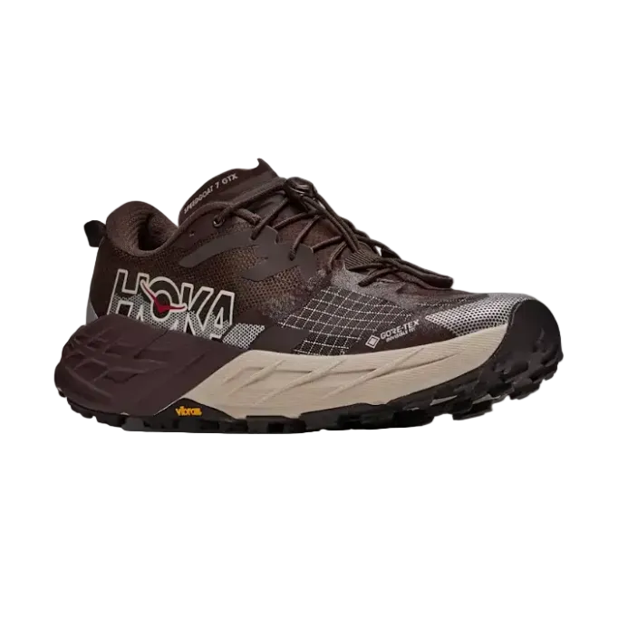 Hoka Mens Trainer Speedgoat 7 GTX Spiced Chocolate/River Rock Grey