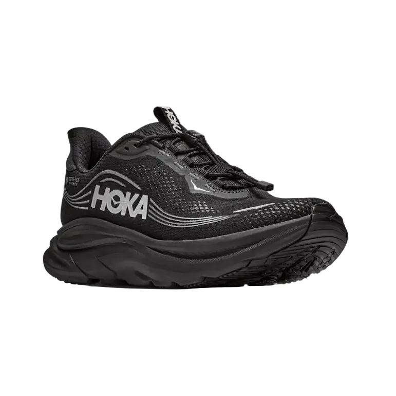 Hoka Mens Trainer Clifton 11 GTX Black/Black