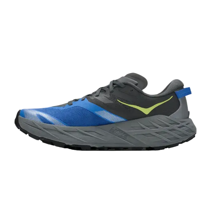 Hoka Speedgoat 7 men's grey and virtual blue trail running trainer