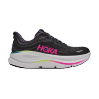 Hoka Womens Trainer Bondi 9 Black/Neon Dragonfruit