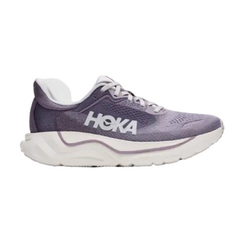 Hoka Arahi 9 women's purple fog and mellow lilac running trainer