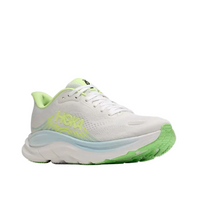 Hoka Womens Trainer Clifton 11 Wide Frost/Neon Yuzu
