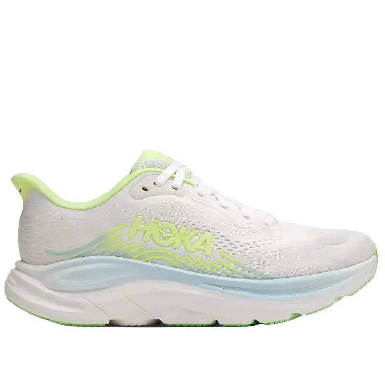 Hoka Womens Trainer Clifton 11 Frost/Neon Yuzu