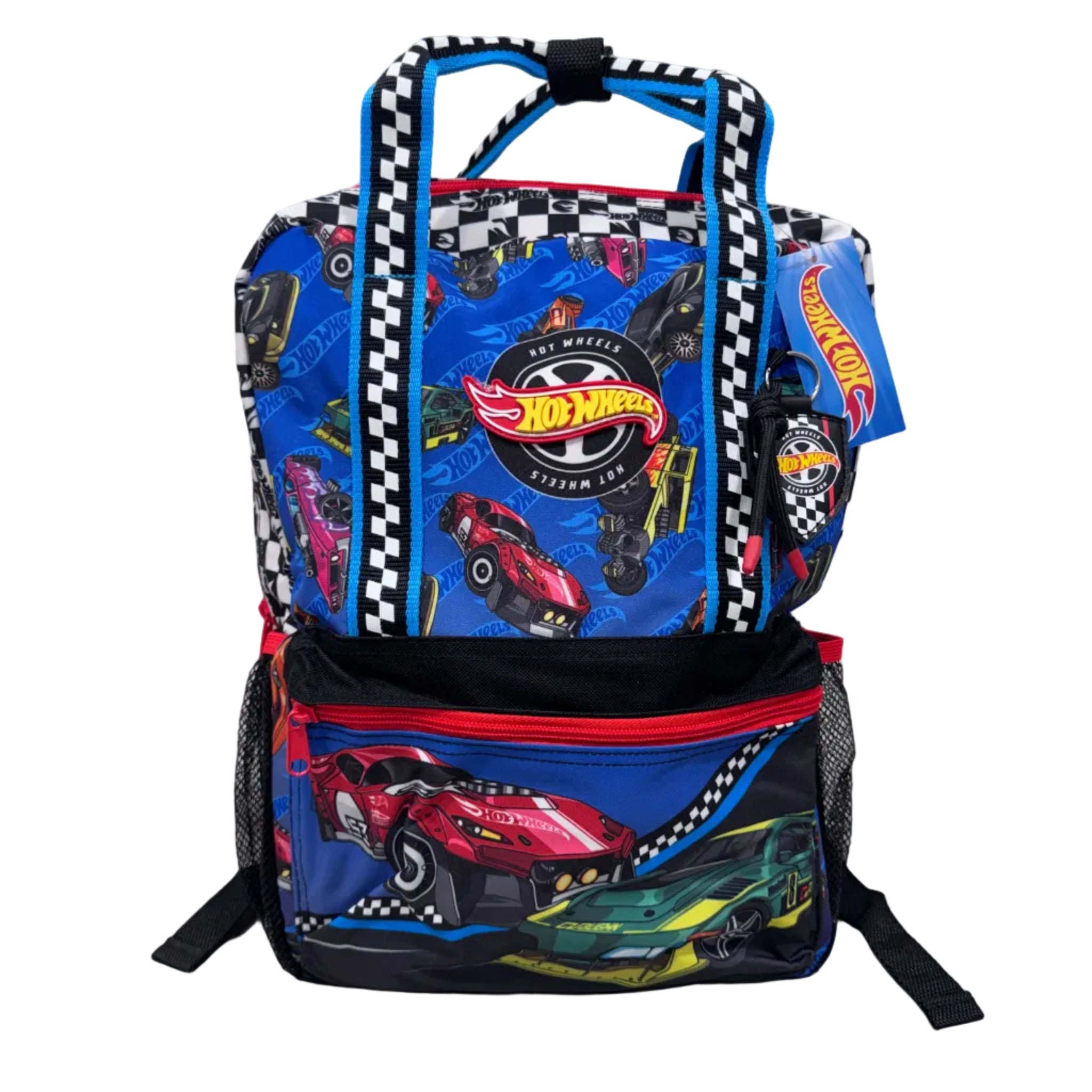 Hot Wheels Kids Backpack 06853 Black/Red/Blue