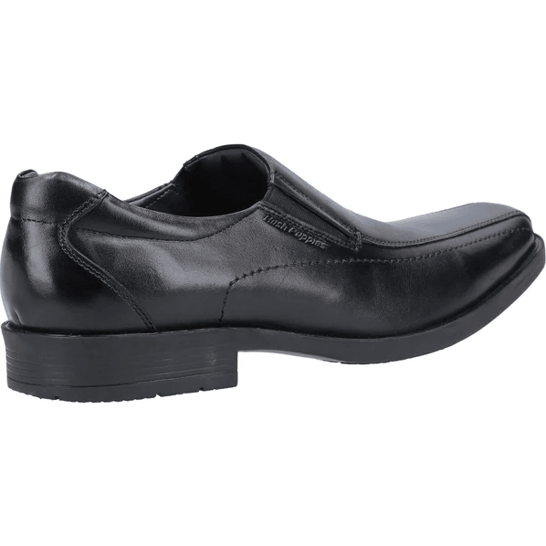 Hush Puppies Mens Shoe Brody Slip On Black Leather - Donaghys