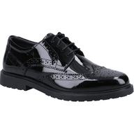 Hush Puppies Womens Verity Brogue Black Patent - Donaghys