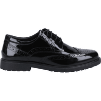 Hush Puppies Womens Verity Brogue Black Patent - Donaghys