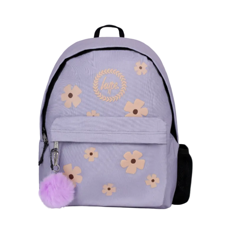 Hype Girls Backpack Lilac Daisy