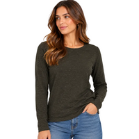 ICHI women's Hrebel Long Sleeve Top Rosin