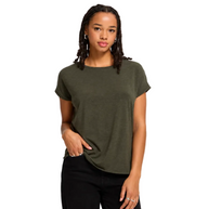 ICHI Hrebel Short Sleeve Top Forest Night