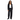 ICHI women's Kate Sparkelly Barrel Trousers Black