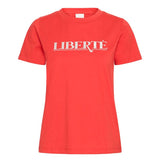 Ichi Womens T-Shirt Comono Mars Red