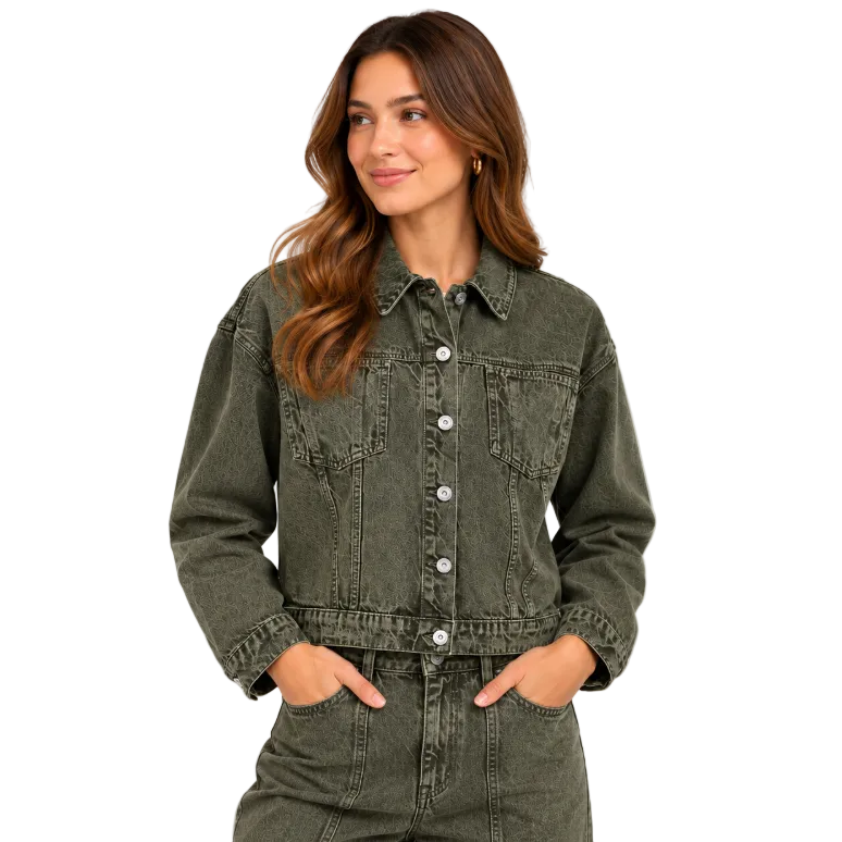 ICHI women's Phella Jacket Forest Night