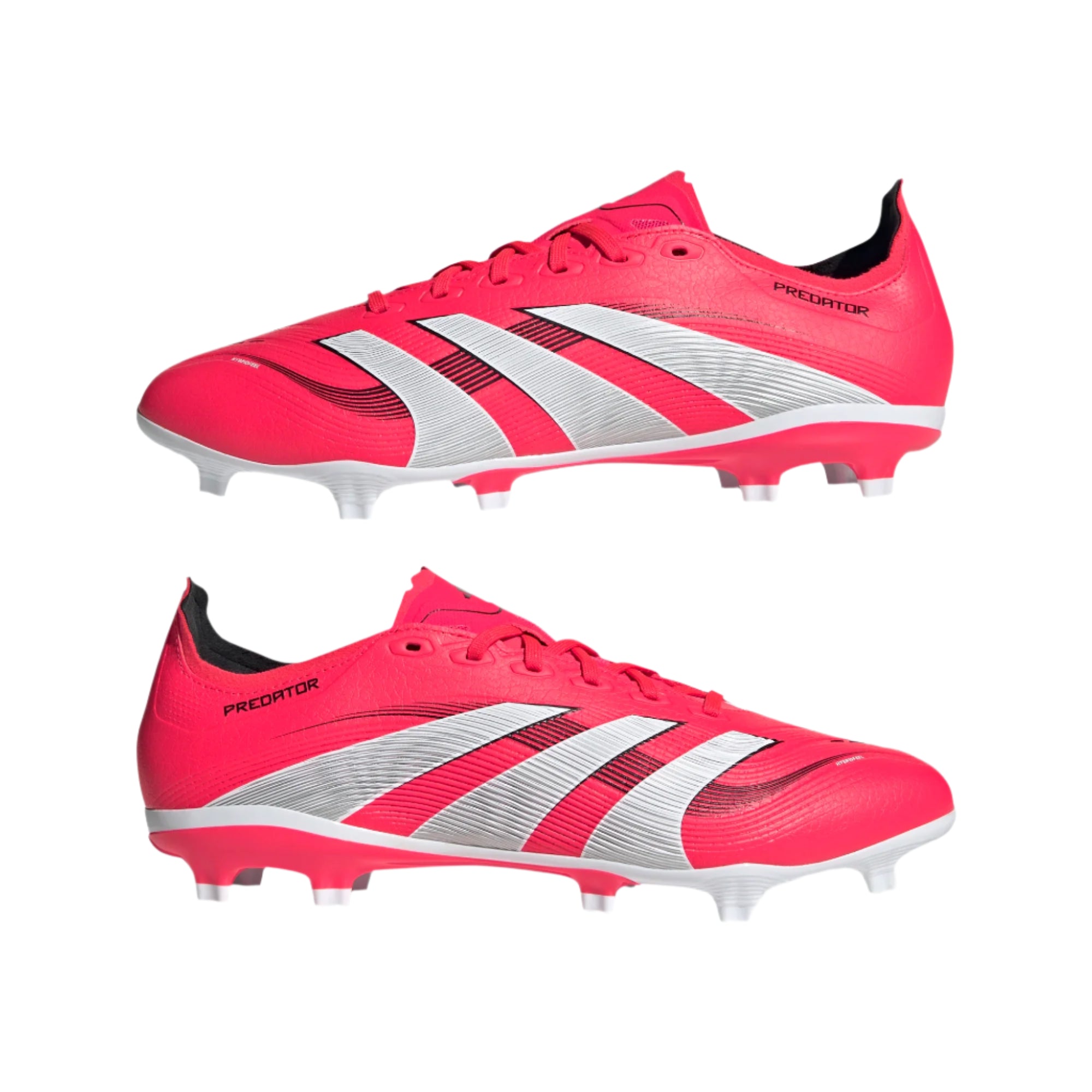 Adidas Adults Unisex Football Boots Predator League FG/MG Lucid Red/White/Black