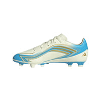 Adidas Kids Football Boot F50 Messi Club FG/MG Ivory/Iceblu