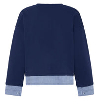 Ichi Womens Jumper Pinda Mix Maritime Blue