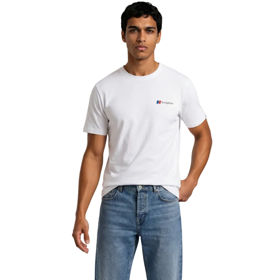 Berghaus men's white cotton t-shirt