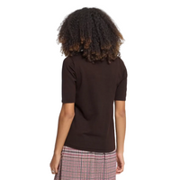Ichi women's brown knitted pullover