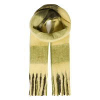 Ichi Womens Scarf Signe Olive Branch