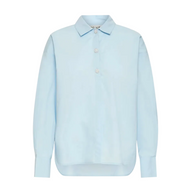 Ichi Womens Shirt Lisari LS Celestial Blue