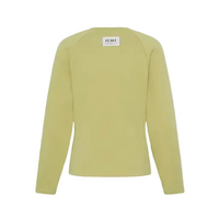 Ichi Womens Sweatshirt Palulu Leek Green