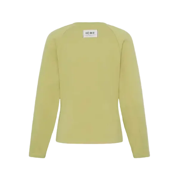 Ichi Womens Sweatshirt Palulu Leek Green