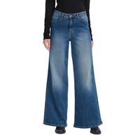 Ichi Womens Jean Ihtwiggy Wide Medium Blue