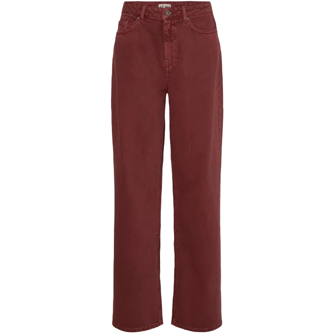 Ichi Havena women's jeans in Madder Brown