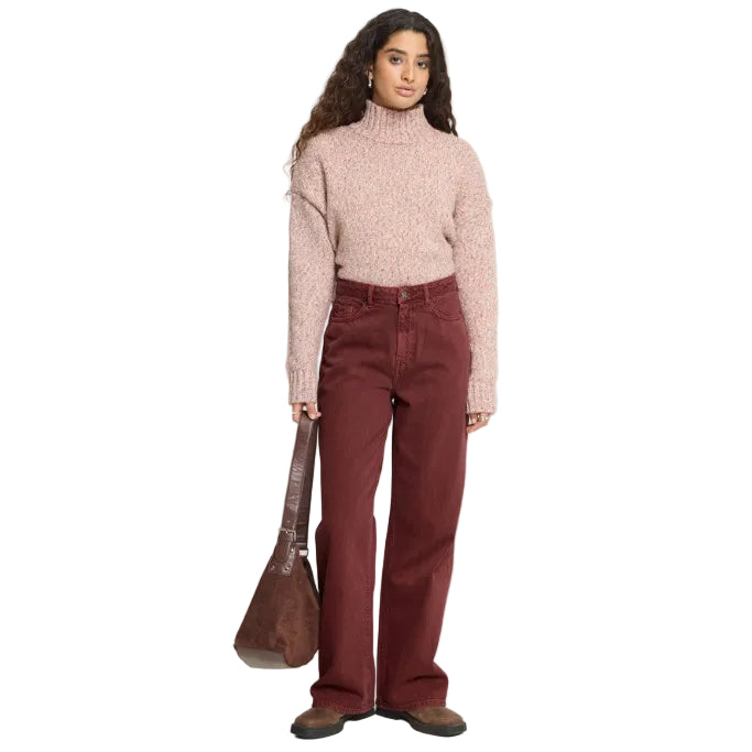 Ichi Havena women's jeans in Madder Brown