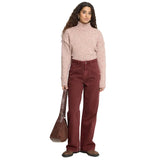 Ichi Womens Jeans Havena Madder Brown