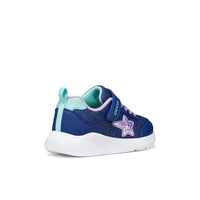 Geox Girls J Sprintye Trainer Blue/Lilac
