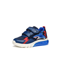 Geox Boys Trainer Light-Up Ciberdron Navy/Red