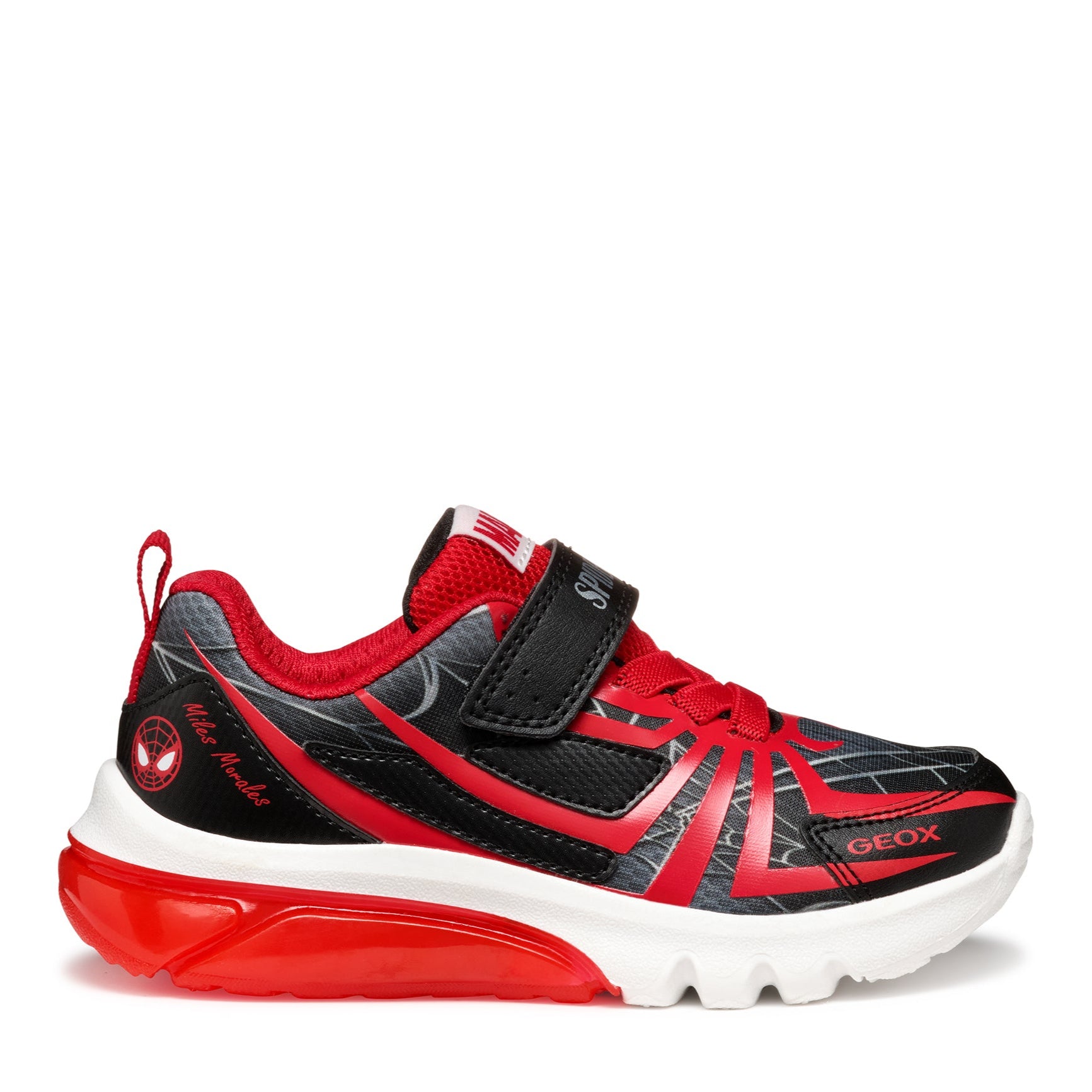 Geox Boys Trainer Light-Up Ciberdron Black/Red