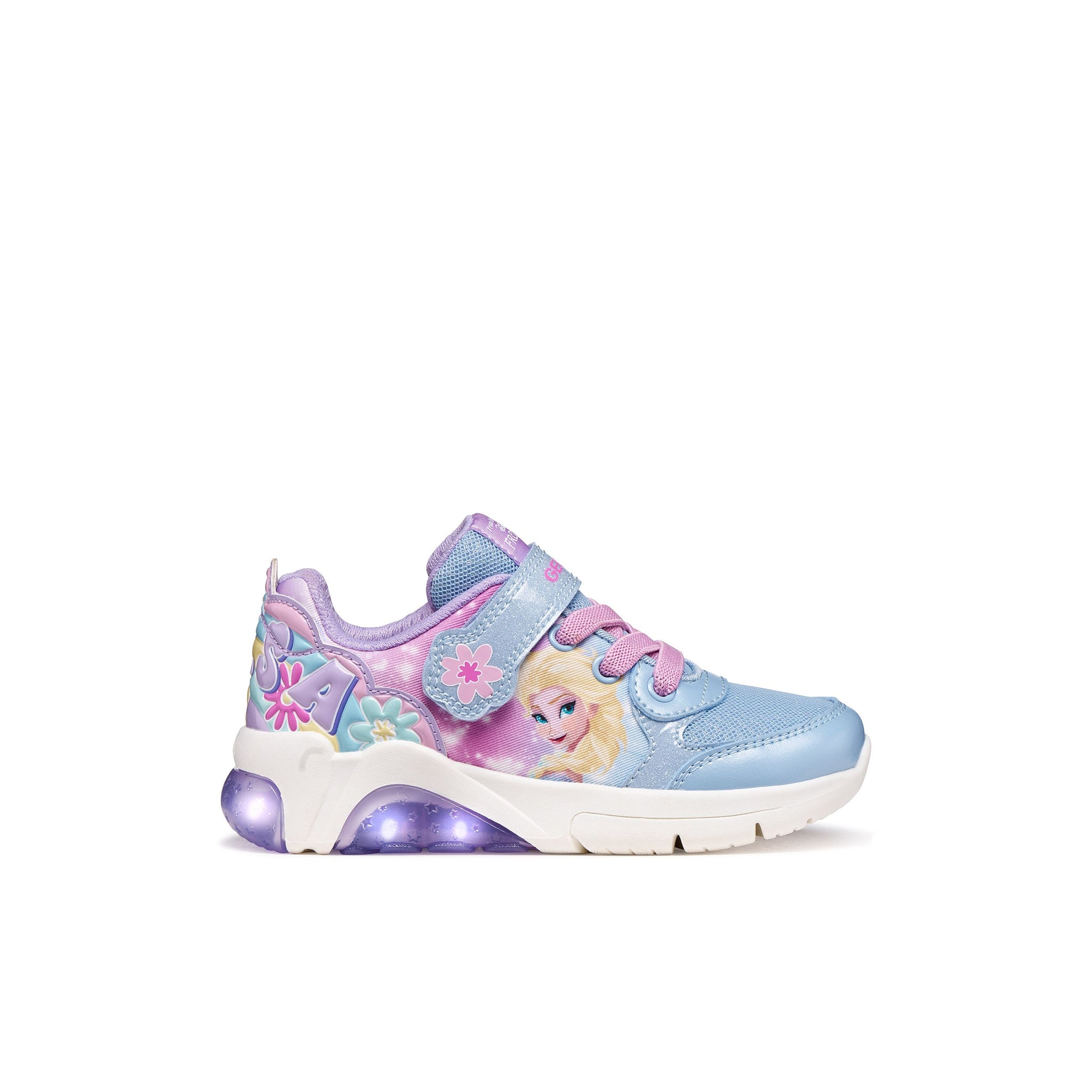 Geox Girls Trainer J Fadinlight Lilac/Sky