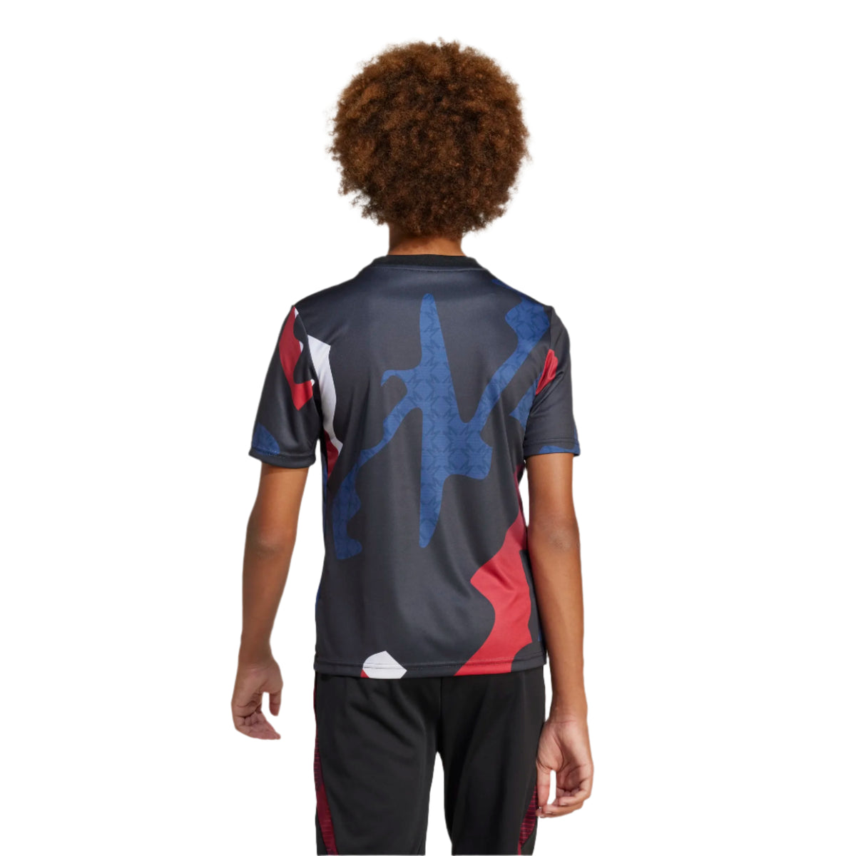 Adidas Junior Unisex Manchester United Pre Match Jersey 24/25 Black/Red/White