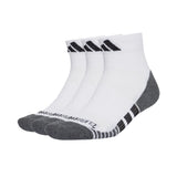 Adidas Unisex Socks 3 Pack Performance ClimaCool Cushioned Quarter White/Black