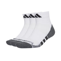 Adidas Unisex Socks 3 Pack Performance ClimaCool Cushioned Quarter White/Black