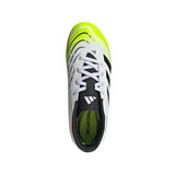 Adidas Junior Football Boot Predator Club FG/MG Cloud White/Core Black/Lucid Lemon